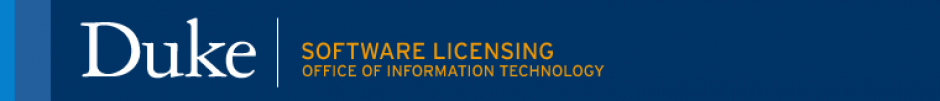 OIT Software Licensing