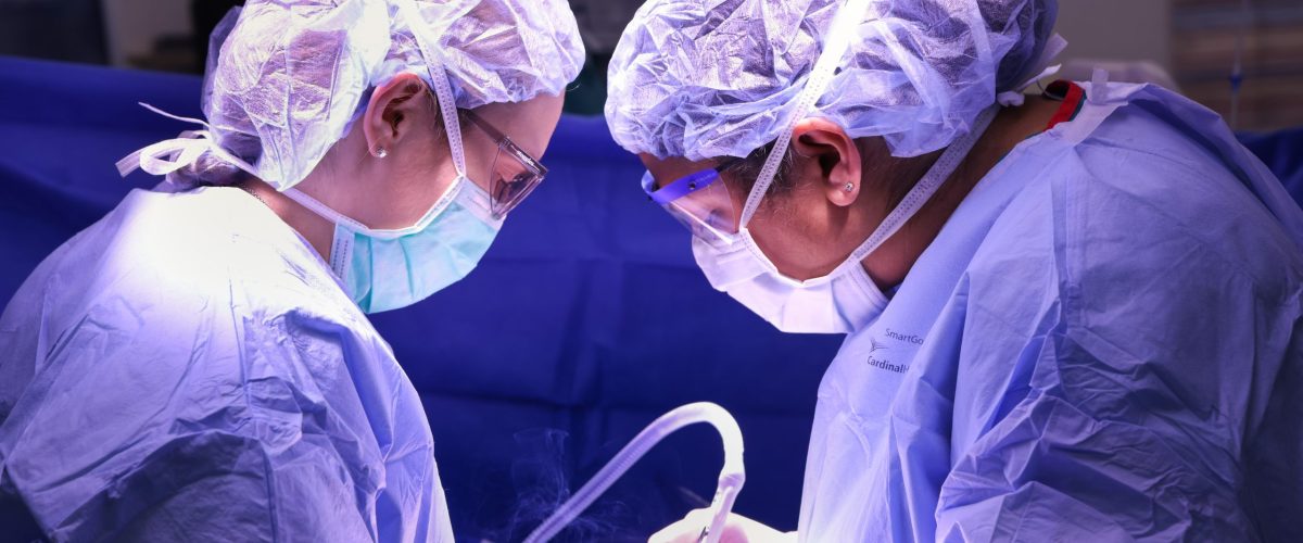Dr. Kunoor Jain-Spangler performs a procedure at Duke Regional Hospital