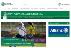 Frauen Bundesliga Webpage