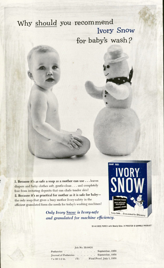 Ivory Snow 2, 1958