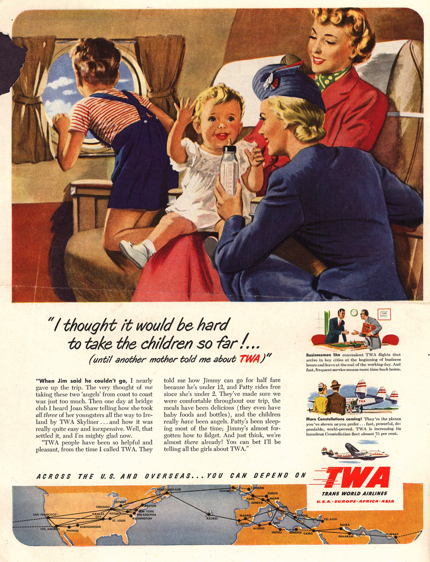 TWA, 1950
