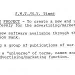 Advertising and Marketing Intelligence database records Box 1 c. 1