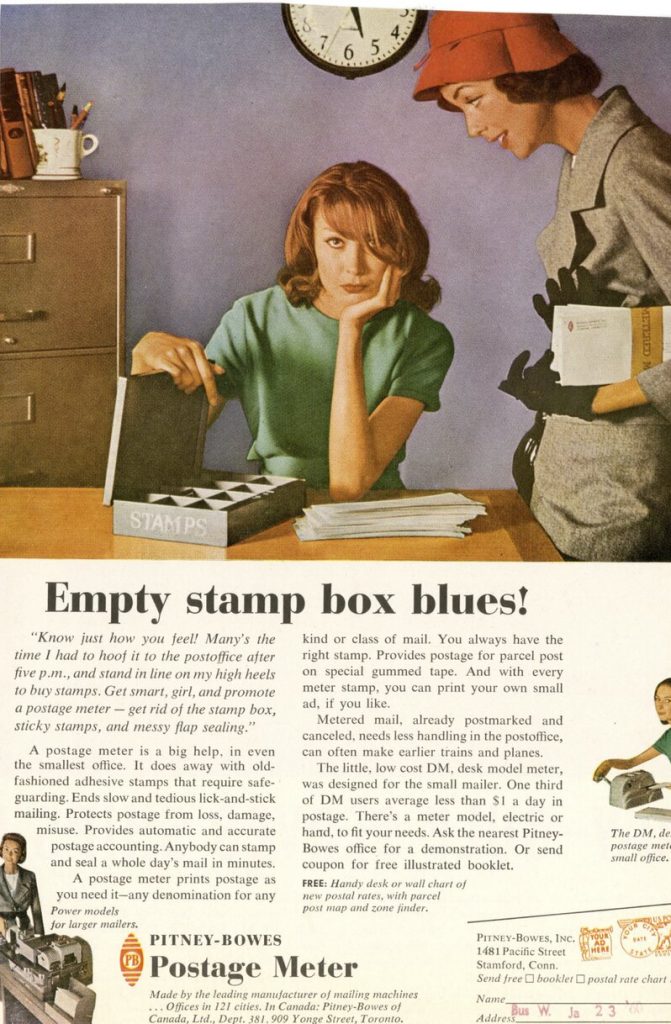 JWT Competitive Advertisements Collection, 1960-4 c.1, "Office Equipment"